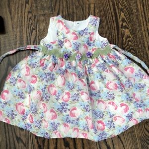 Pippa and Julie  floral dress size 18 months